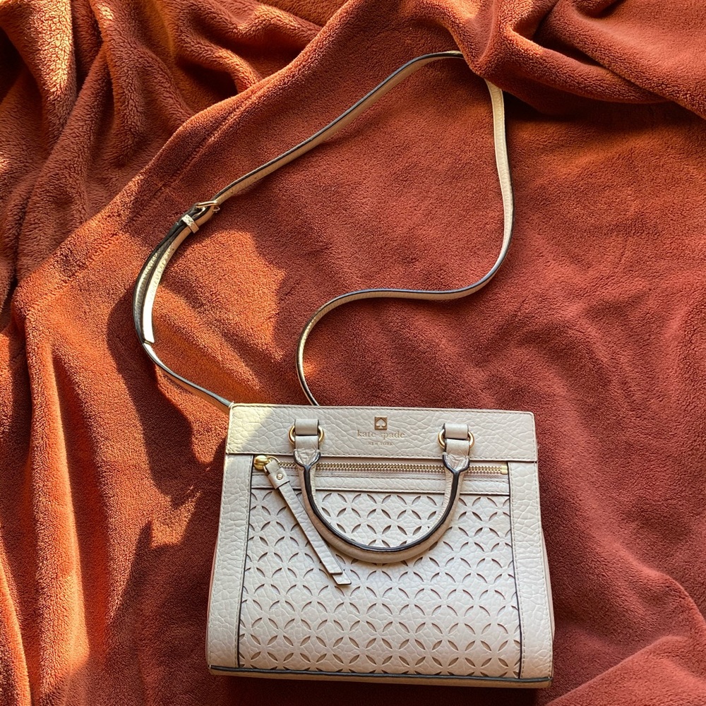 Kate Spade White/Cream Crossbody Purse